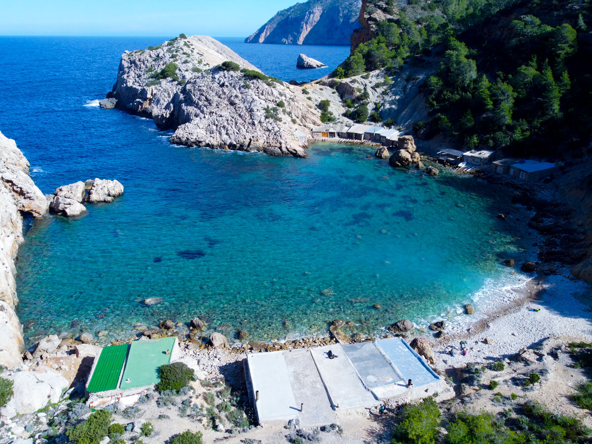 Excursion en jet ski à Ibiza vers Es Portitxol, avec découverte de l’île Margarita, Puerta del Cielo et Cala Aubarca.