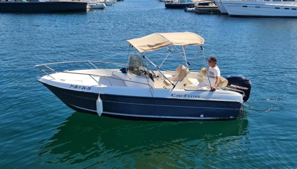 Location - bateau - cap -ferret - 550 - ibiza - 8 heures