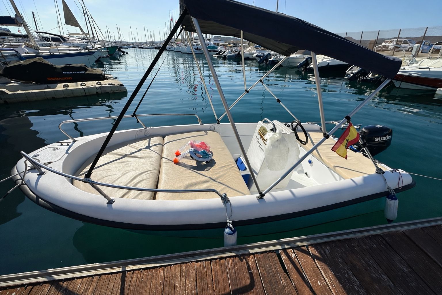 Hire a boat no license in San Antonio, Ibiza